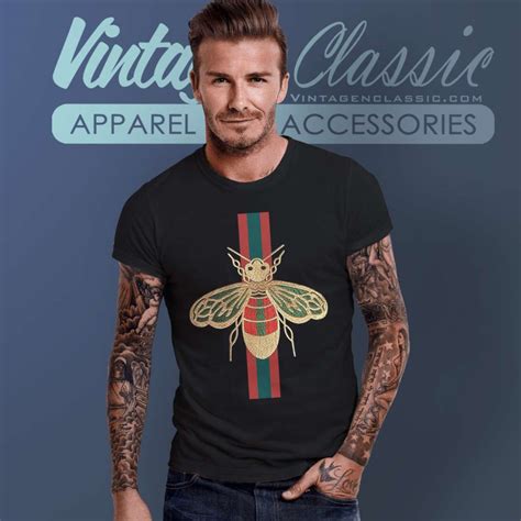 white gucci tshirt big bee|authentic Gucci t shirt men.